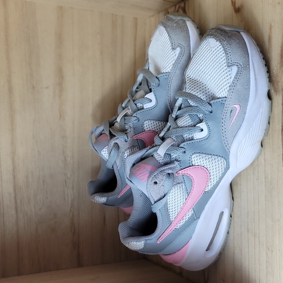 Nike Air Max Fusion Girls Gray Pink Shoes cj3824 - Picture 2 of 10